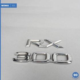 Xu10 Lexus Rx300 300 99-03 Rear Trunk Bot Tailgate Logo Emblem Chrome Set Oem