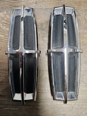 8a53-16178-ac Lincoln 2009 2010 2011 2012 2013 Mks Fender Emblems Left And Right Oem