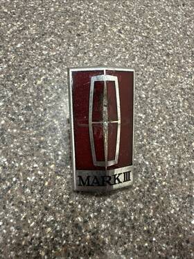 C8lb-8b369-d Lincoln 1969 1970 1971 Continental Mark Iii 3 Front Grille Nameplate Emblem Oem