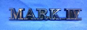 D2lb-6542528-ab Lincoln Vintage Nos Oem 1972-1976 Mark Iv Trunk Deck Lid Script Emblem