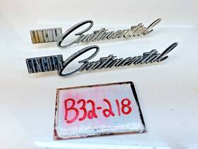 D5vb13b124aa Lincoln Oem 1975 -1979 Continental Pair Headlight Door Emblem D5vb13b124 B32-218