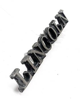 E1we-5442550-ab Lincoln Metal 3 3/8 Inch Emblem Badge Logo 350a