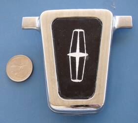 F4lb-6343320-aaw Lincoln Ford Fomoco Oem Mark Viii Trunk Emblem Key Cover Black 93-96 94 95