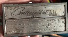 G8lb-6970-b Lincoln 1971 Continental Mark Iii Engine Plate Specs Data Emblem