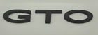 Lmp2302b Pontiac Gto Rear Trunk Lid Emblem Letters Reproduction Black