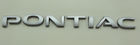 Lmp2305r Pontiac Gto Rear Trunk Lid Emblem Letters Reproduction Oe Silver