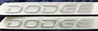 75346948096 Lot Of 2 New Dodge Emblem Decal Sticker Nameplate Chrome 05288946ac Nos Mopar