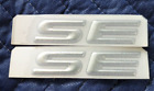 75346968490 Lot Of 2 New Se Emblem Decal Sticker Nameplate Chrome 04805648ab Nos