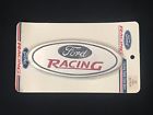 M-7843-d Ford Racing Logo Grille Tailgate Billet Emblem Oval Badge