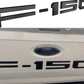 250218da Macgro Active F150 Tailgate Insert Letters 3d Emblems Strong Adhesive Matte Black
