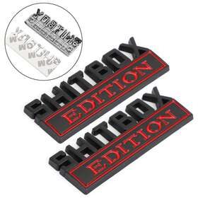 C276-a034-d Madhornets 2pc Shitbox Edition Emblem Decal Badges Stickers For Ford Chevy Car Truck #d Us