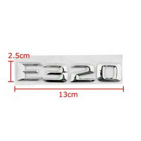 Decal-0349-chrome Madhornets Car Trunk Rear Emblem Badge Letters E320 For W124 W210 W211 Chrome Us
