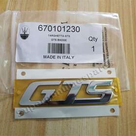 670101230 Maserati Quattroport Gts Emblem Badge Brand New