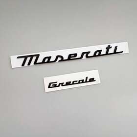 670214093 Maserati 670215144 New Quattroporte Grecale Levante Mc20 Rear Glassy Black Emblem Kit