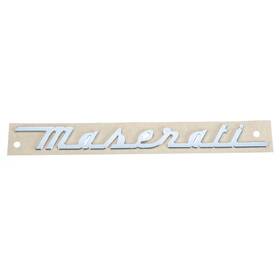 89095700 Maserati Genuine Gt Qtp Bootlid Script Nameplate Emblem Chrome