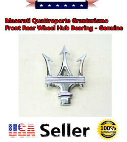 67224700 Maserati Granturismo And Quattroporte Chrome Front Grille Emblem Badge Genuine