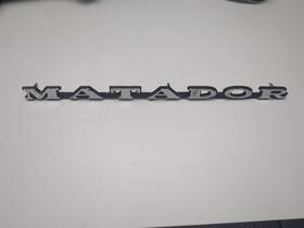 3646556 Matador Amc Emblem Script Name Plate Badge Good Pins