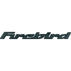 F5349 Max Performance 1998-02 Inch Firebird Reproduction Black Door Emblem 41u