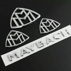 A2408800088 Maybach Set Fender Side Rear Trunk Emblems Badge Amg For Mercedes Benz S Class