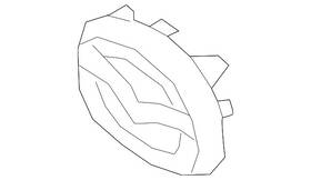 Bckb-50-721a Mazda Genuine Grille Emblem Bracket