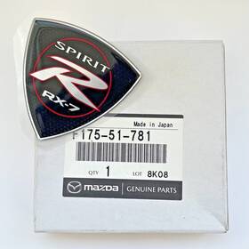F175-51-781 Mazda 91-97 Oem Rx-7 Spirit R Fender Rotor Emblem Authentic Jdm