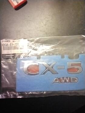 Kbg8-51-720 Mazda Genuine Cx-5 Awd Emblem