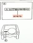 Mb317040 Mitsubishi Genuine Emblem Badge Logo On Rear License Lamp Bracket