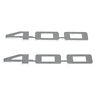 Mcfl-6 Morris Classic Concepts Polished Flat Panel Fender Emblems