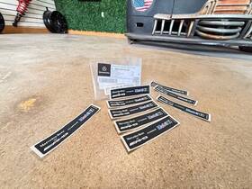 004-584-94-38 Mercedes 9 Mercedes-benz Amg Mobil1 Sticker Aufkleber Logo A0045849438 Same As Dealer