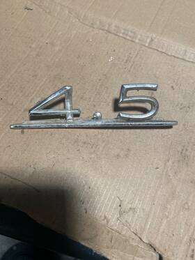 109-817-04-15 Mercedes Benz W108 W109 4.5 Trunk Lid Emblem Badge Logo 300sel