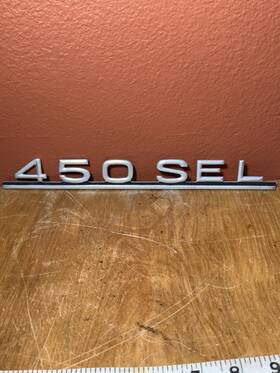 116817 Mercedes Mercedes-benz 450 Sel Trunk Lid Emblem Badge 1515