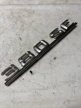 1268170315 Mercedes 1980-85 380 Se 380se Rear Lid Emblem Logo Badge Sign Oem