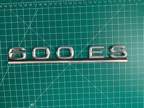 1268170615 Mercedes Grand W100 600se 1963 - 1981 Genuine Aluminum Trunk Boot Nameplate Oem