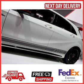X176amg Mercedes Amg W176 A-class 45 Sport Stripes Decal Sticker Set Oem New Fits All