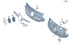000-817-61-07 Mercedes-benz Genuine Star