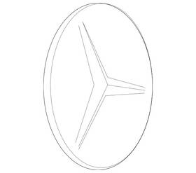 099-810-85-00-7787 Mercedes-benz Genuine Star