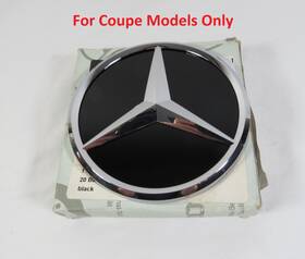 09981085009040 Mercedes-benz 2017-2022 Glc300 Coupe Rear Black Emblem For Liftgate Badge Genuine Oem