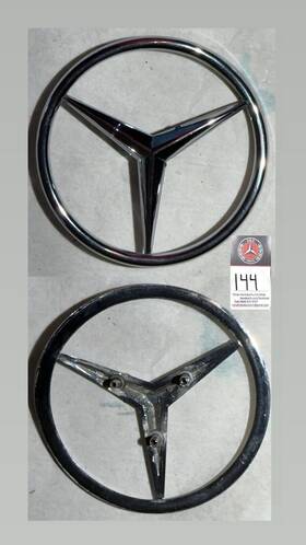 107-758-04-58 Mercedes-benz R107 Trunk Star Emblem 1077580458 144