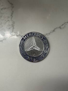 107-880-00-88 Mercedes-benz 1972-1989 R107 W107 C126 560 Sl Front Hood Badge Emblem Oem Puc Metal