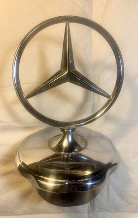 1158800086 Mercedes-benz Vintage Rosette Hood Star Emblem 115 8800086