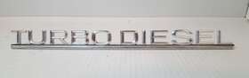 1168171915 Mercedes-benz W123 W116 Rear Emblem Turbo Diesel Trunk Lid Badge 300d 300td Sd