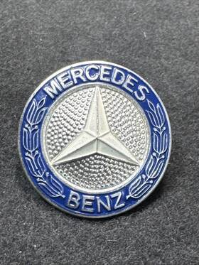 1238800188 Mercedes-benz W123 Grille Badge Emblem Vintage Genuine Oem