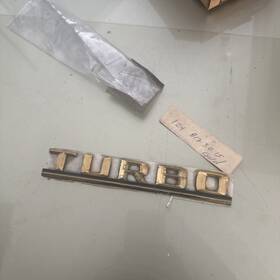 1248173015 Mercedes Benz Gold Turbo Trunk Emblem