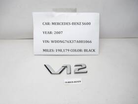 140-817-36-15 Mercedes-benz 2007-2013 S600 V12 Letters Nameplate Logo Emblem Badge 1408173615 Oem
