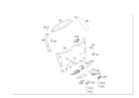 164-817-15-15 Mercedes-benz Genuine Model Badge