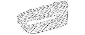 190-881-03-85 Mercedes-benz Genuine Vent Louver