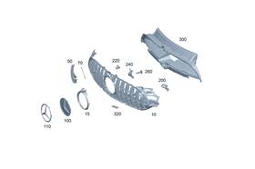 192-817-19-00 Mercedes-benz Genuine Lettering