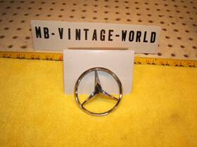 Mercedes-benz #2 98-00 1998-00 W202 C Class Rear Deck Plastic Chrome Genuine Mbz 1 Star Only
