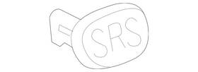 Mercedes-benz 203-817-70-20-7e94 Genuine Mercedes-benz Door Emblem