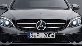 205-817-57-01 Mercedes-benz Genuine Illuminated Star Trim Part Usa/can